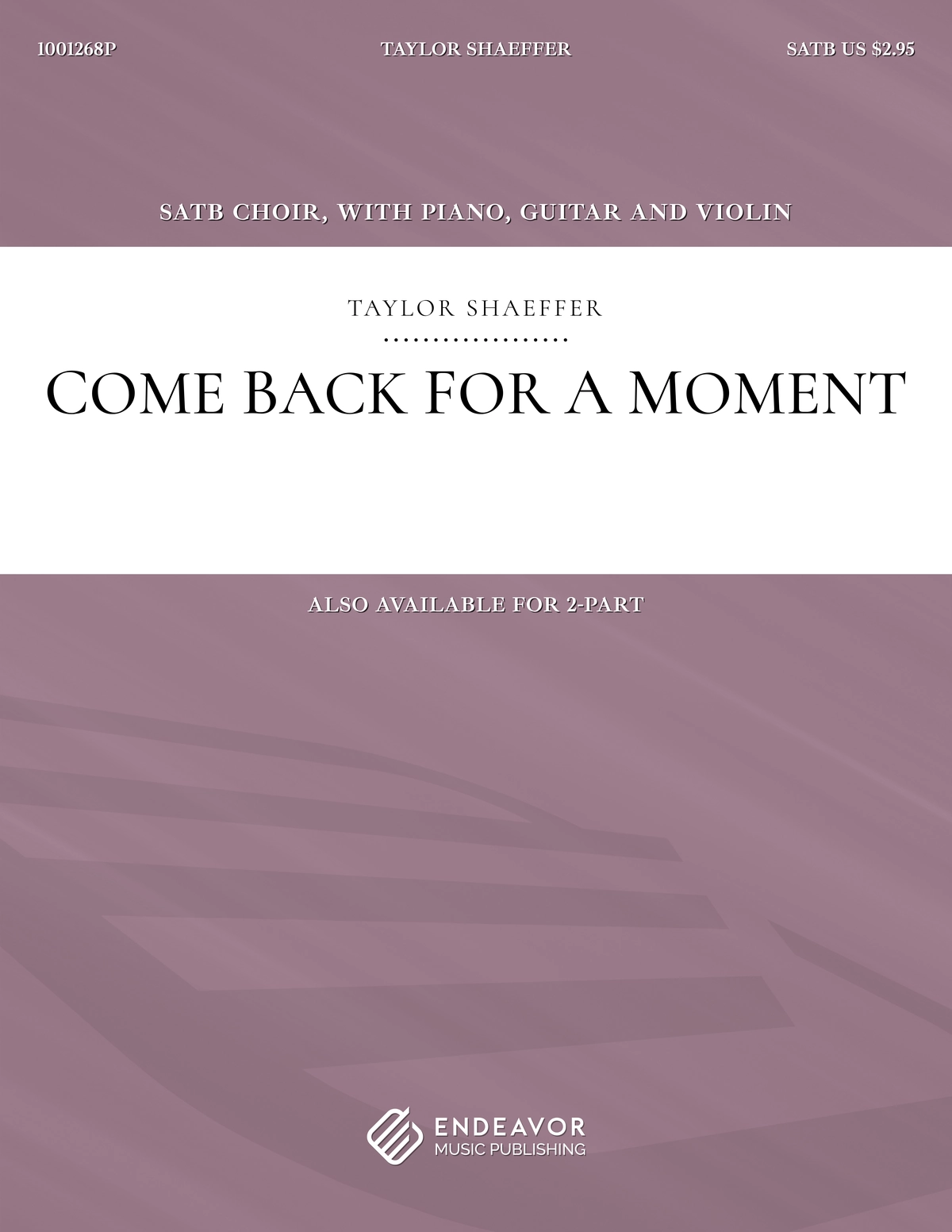 1001268 Come Back For A Moment - Image 1