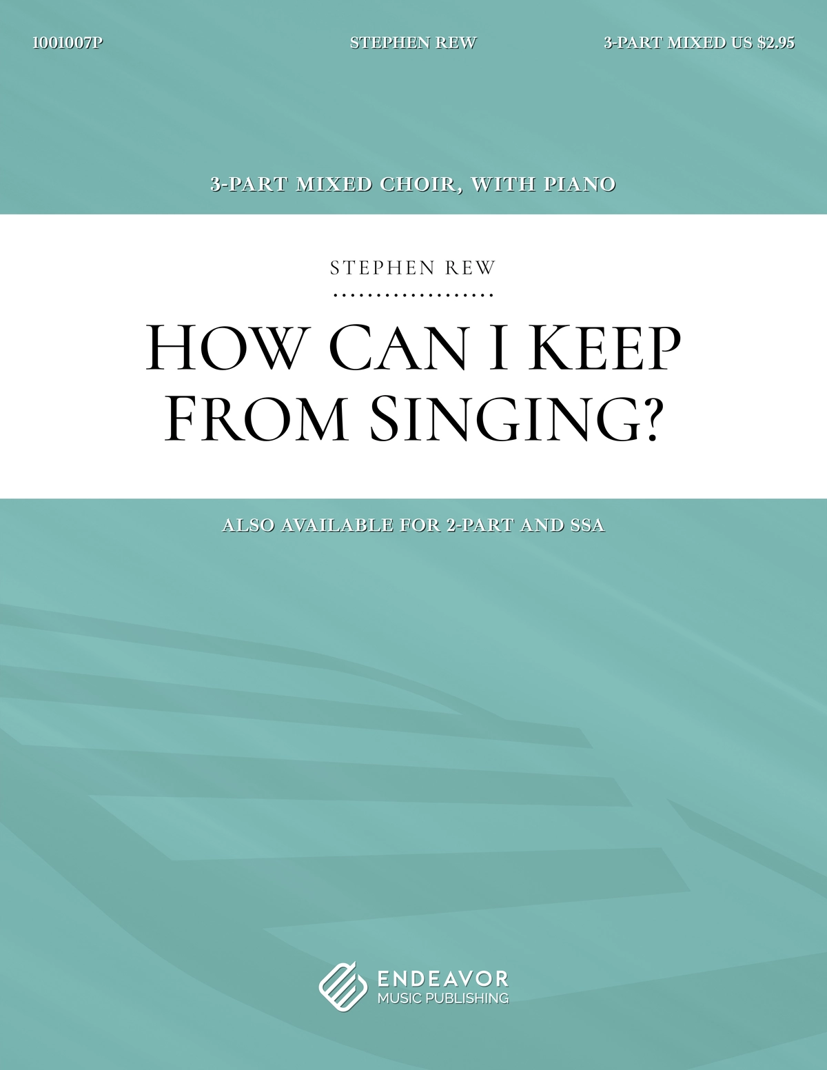 1001007 How Can I Keep From Singing - Image 1
