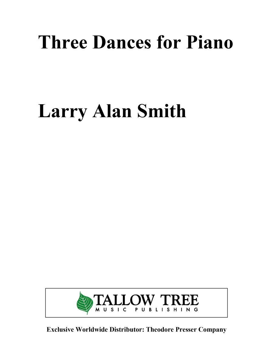 490-01190 Three Dances for Piano - Image 1