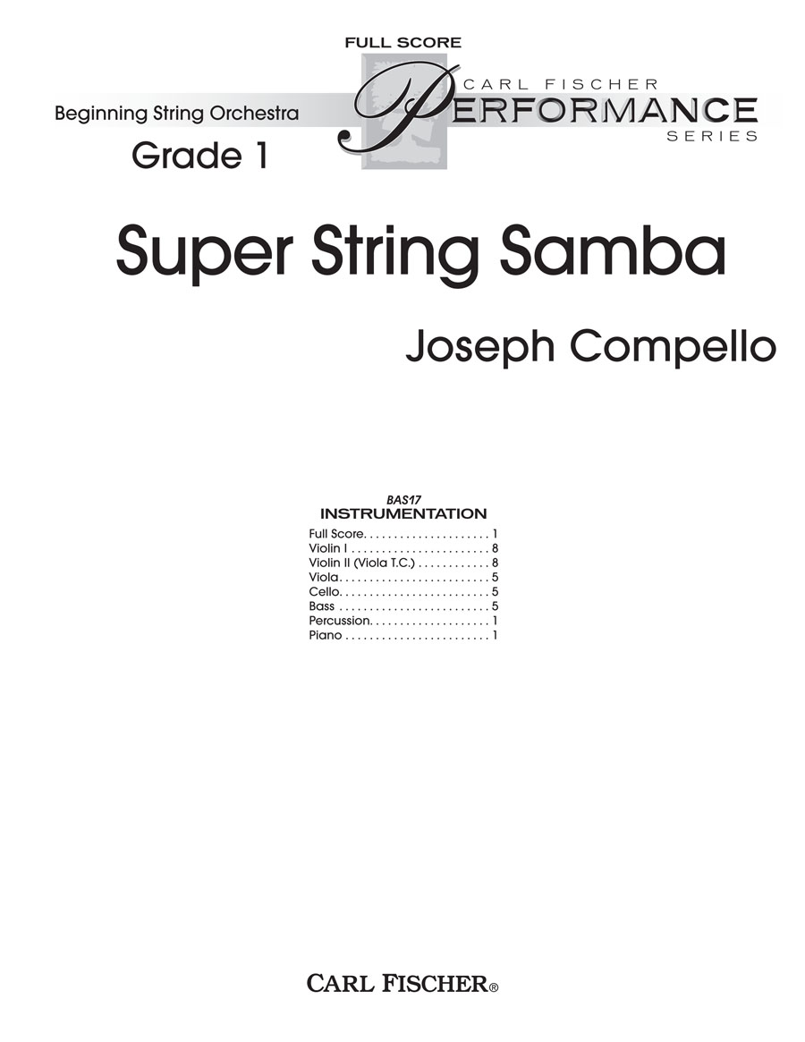 BAS17F.indd Super String Samba - Image 1