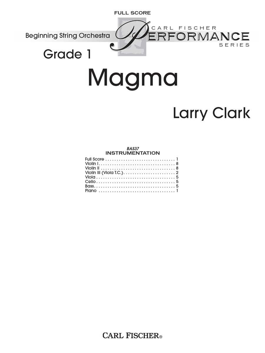 BAS37F_self_Full Score.indd Magma - Image 1