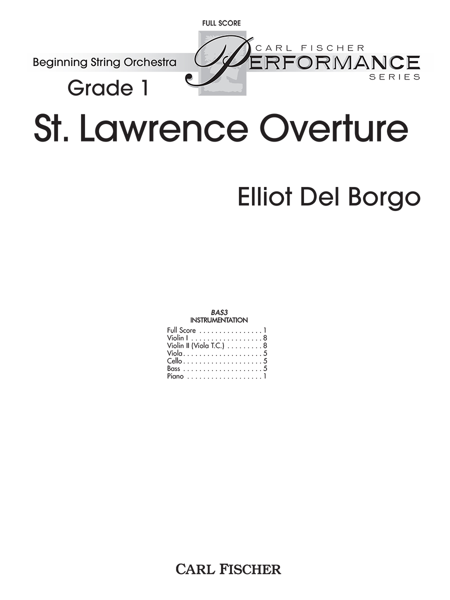 BAS3F_Self_full Score.indd St. Lawrence Overture - Image 1