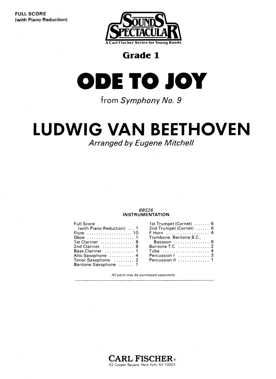 BBS26F Ode To Joy - Image 1