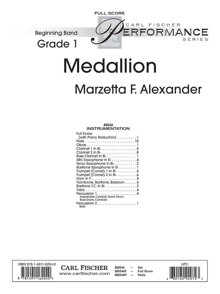 BBS59F_self_Full Score.indd Medallion-Score - Image 1