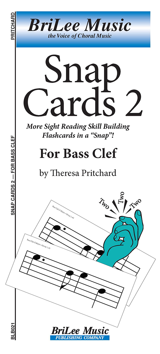 BLB021 Snap Cards 2 for Bass Clef - Image 1