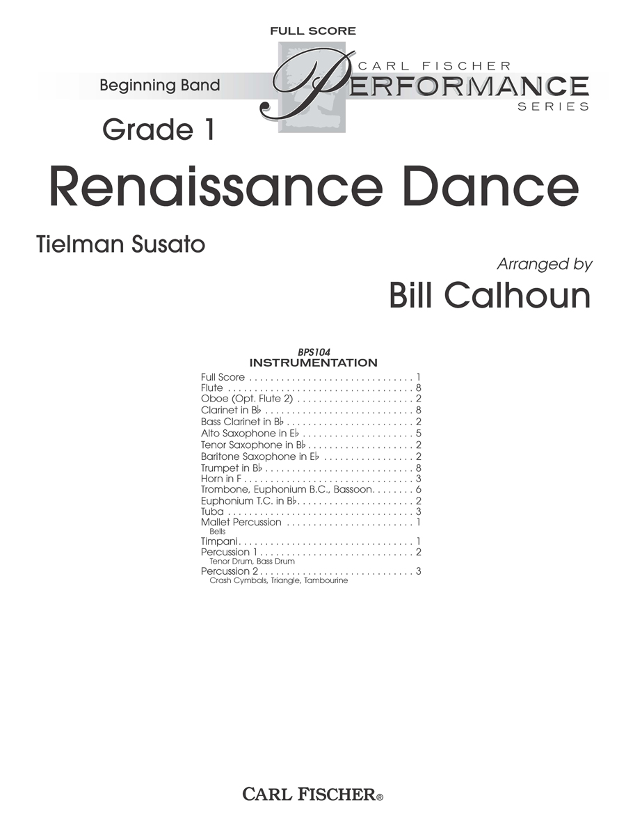 BPS104F Renaissance Dance - Image 1