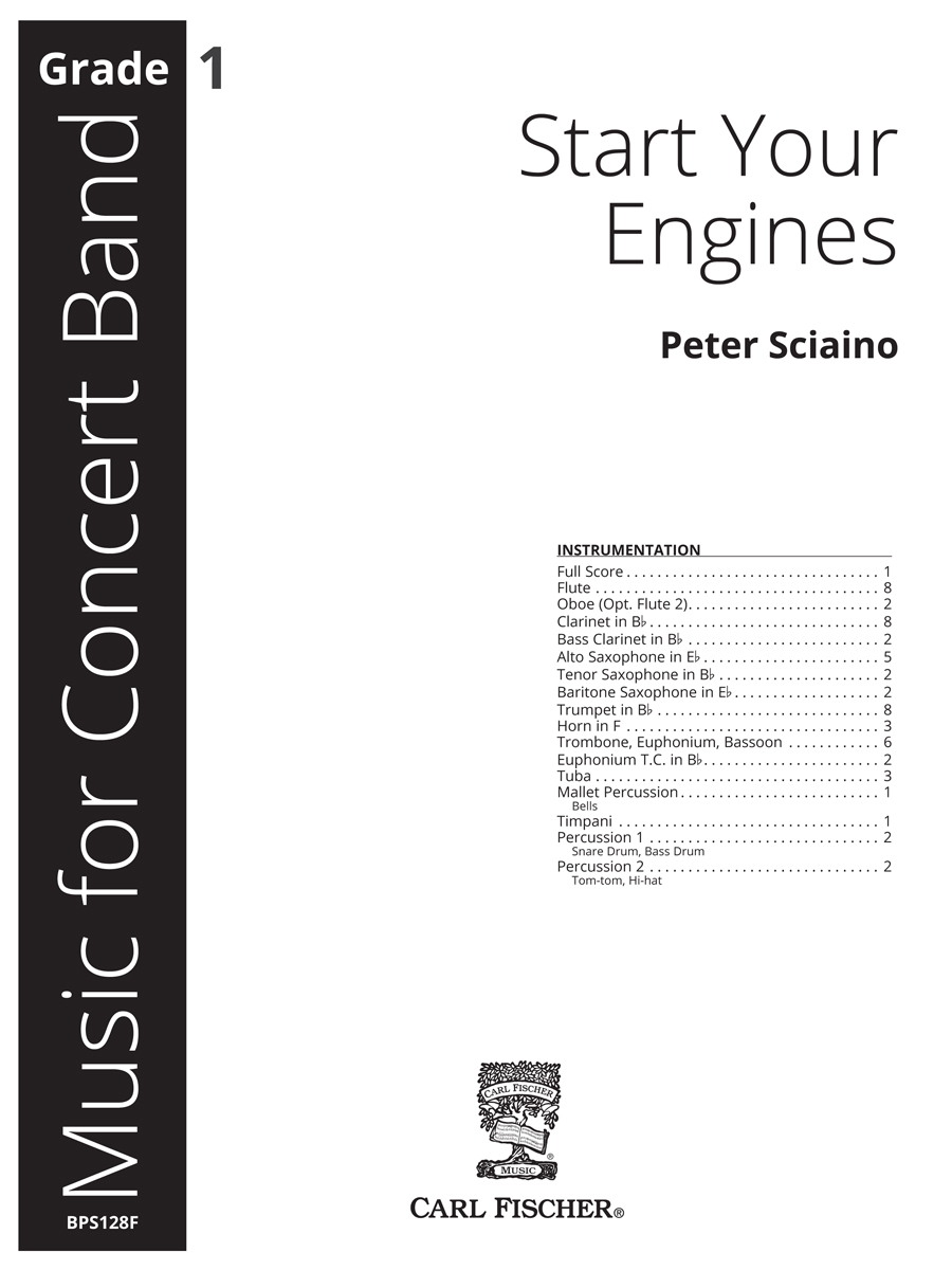 BPS128F_self_Full Score.indd Start Your Engines - Image 1