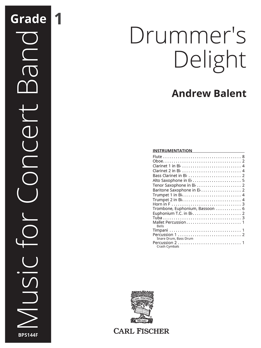 BPS144F_self_Full Score.indd Drummer's Delight - Image 1