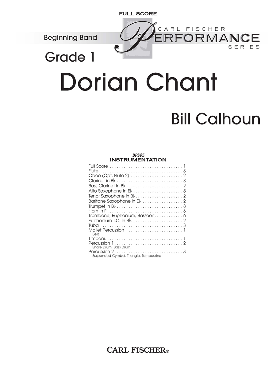 BPS95F Dorian Chant - Image 1