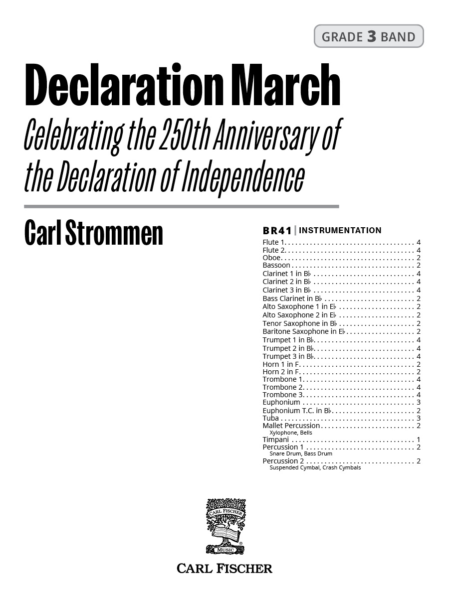BR41F Declaration March - Image 1