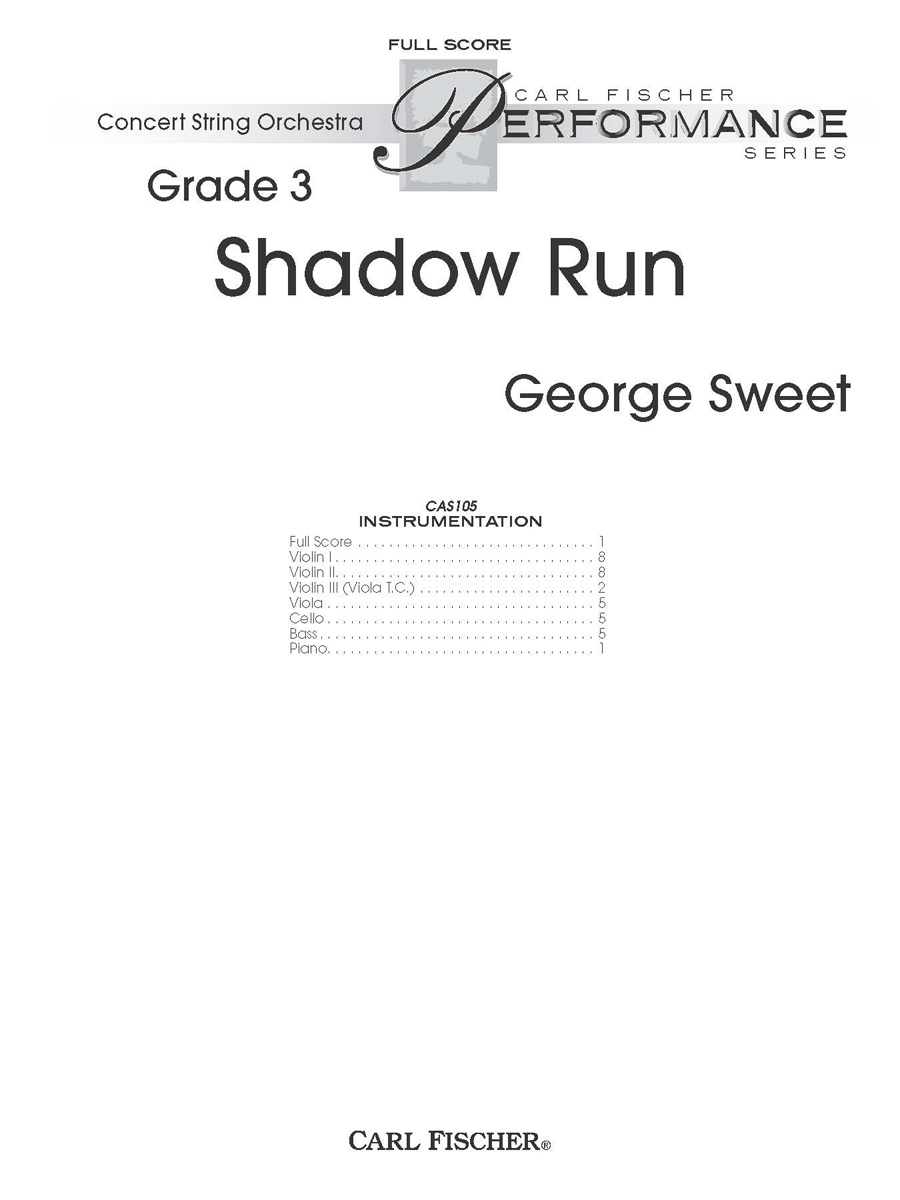 CAS105F Shadow Run - Image 1