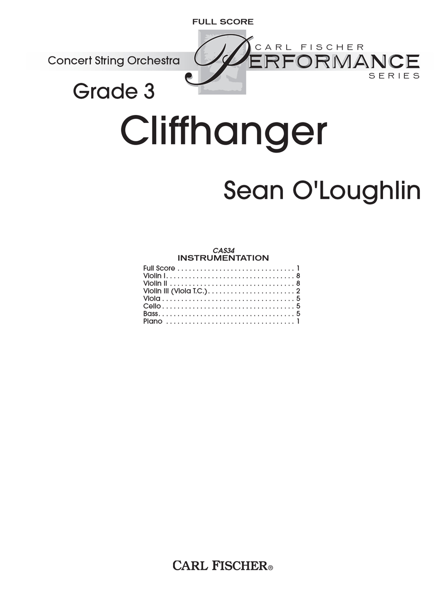 CAS34F_self_Full Score.indd Cliffhanger - Image 1