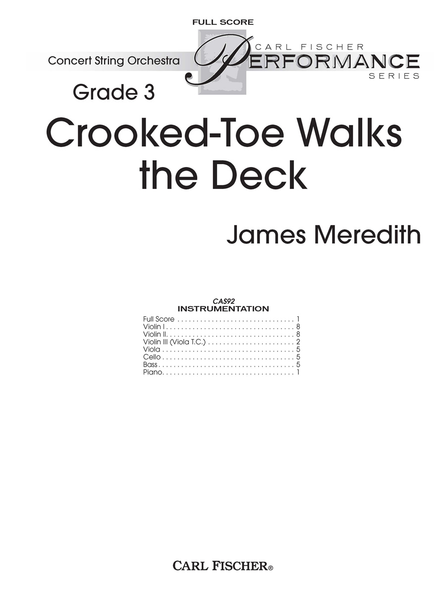 CAS92F Crooked-Toe Walks the Deck - Image 1