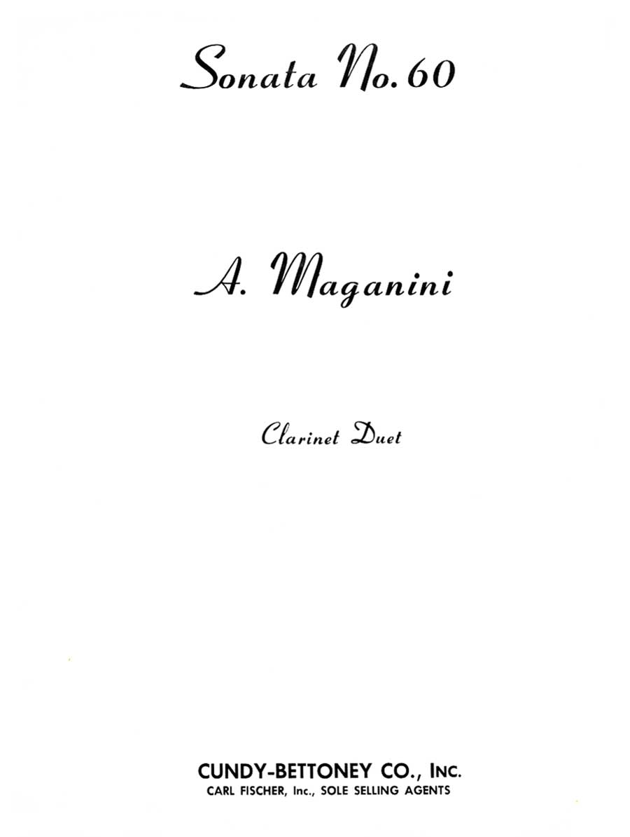 CU1378 Sonata No. 60 - Image 1