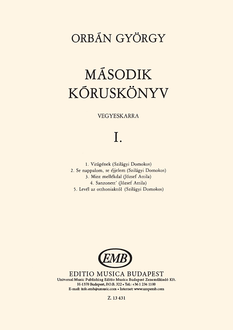 EMB13431 Second Chorus Book I. - Image 1