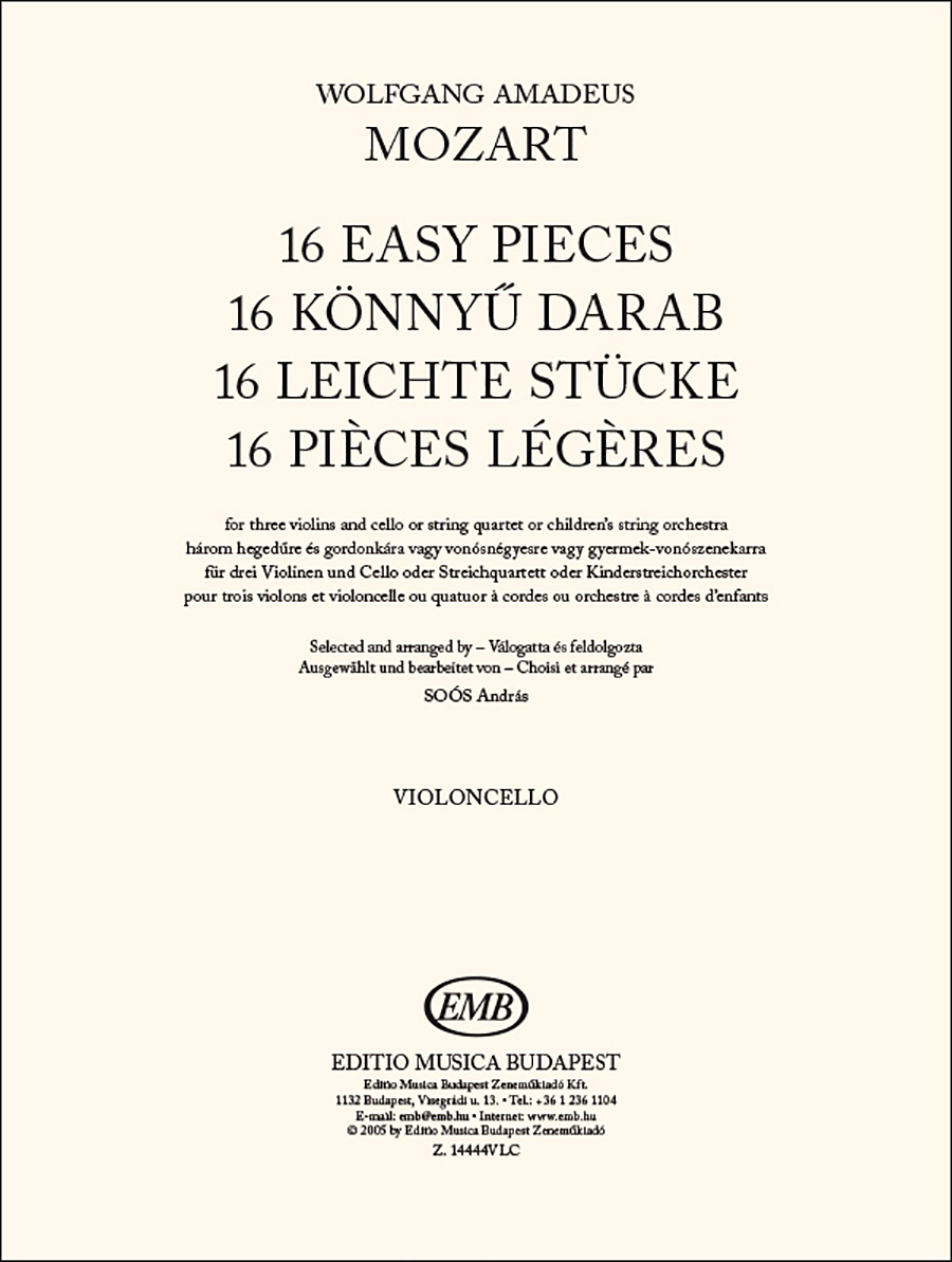 EMB14444VLC 16 Easy Pieces - Image 1