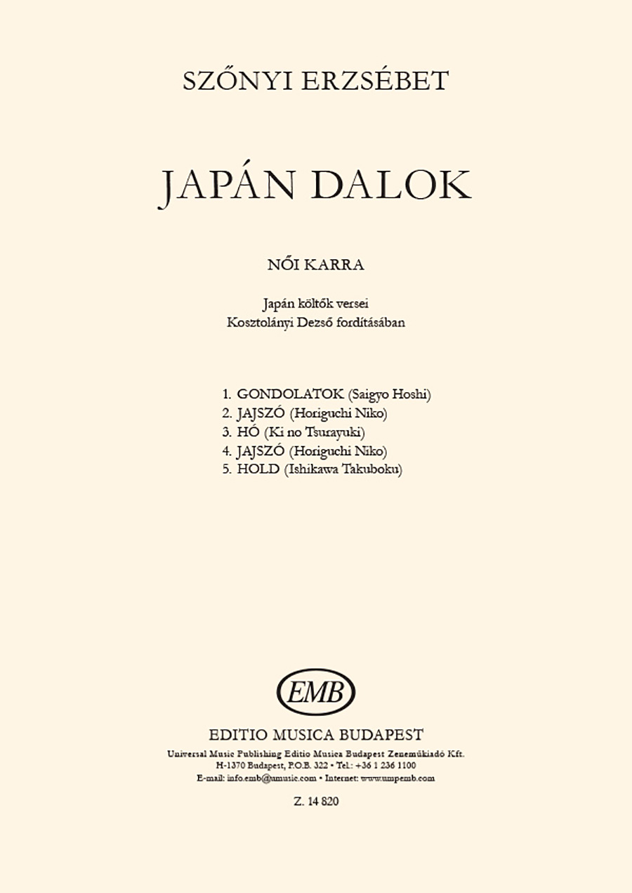 EMB14820 Japán dalok - Image 1