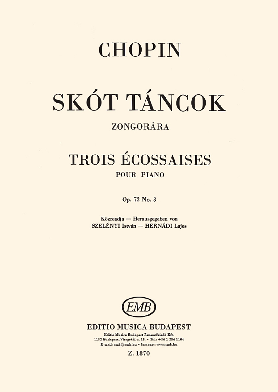 Trois Écossaises (Scottish Dances)