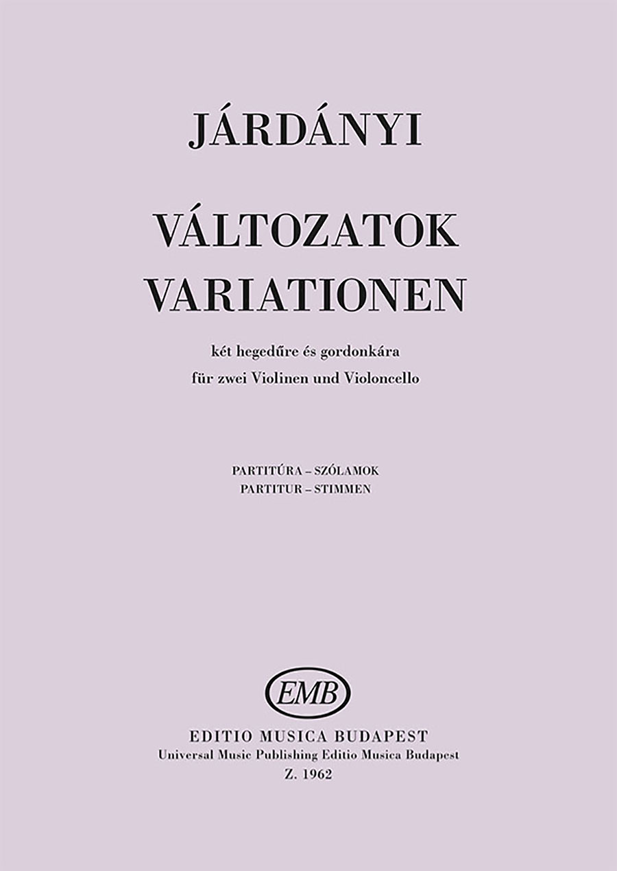 Változatok két hegedűre és gordonkára
