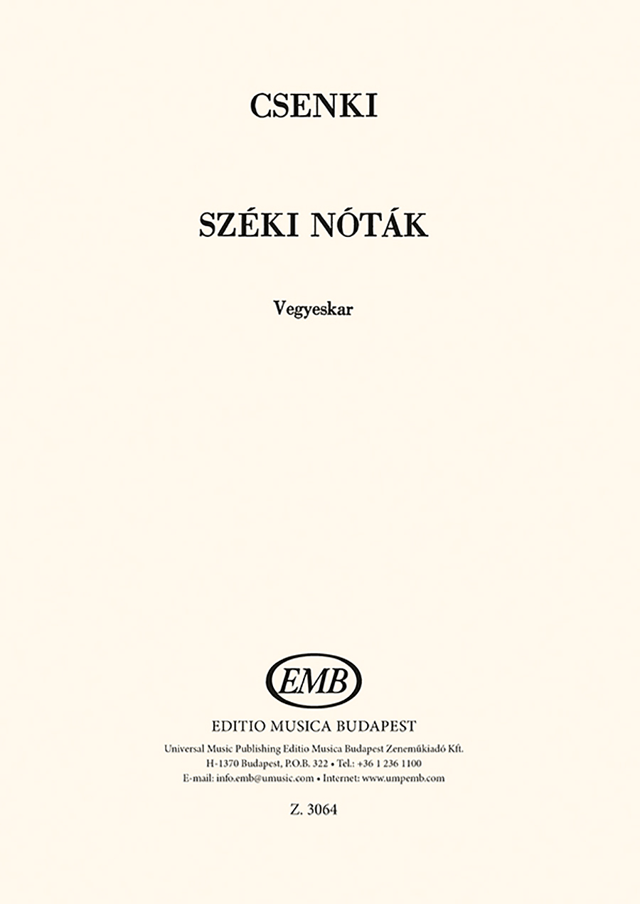 EMB3064 Songs from Szék - Image 1