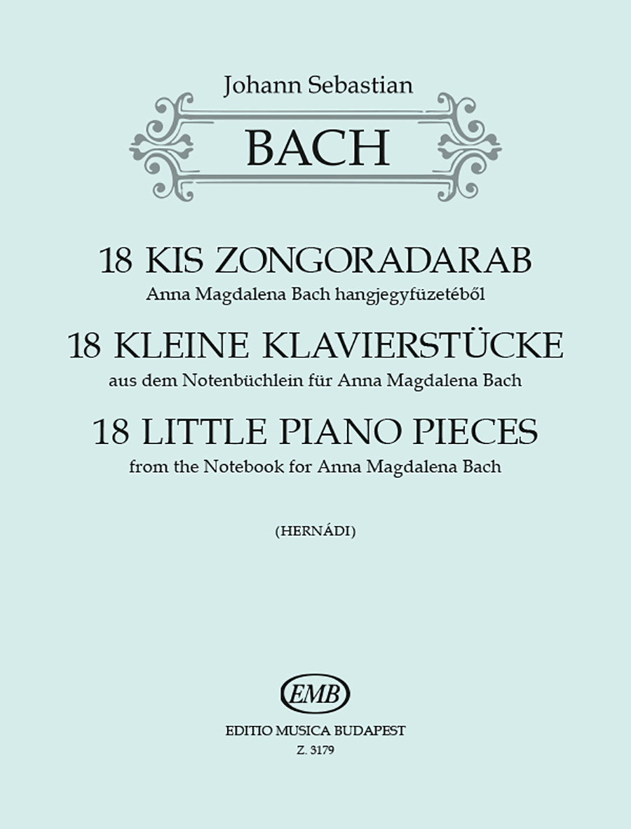 EMB3179 18 Small Piano Pieces - Image 1