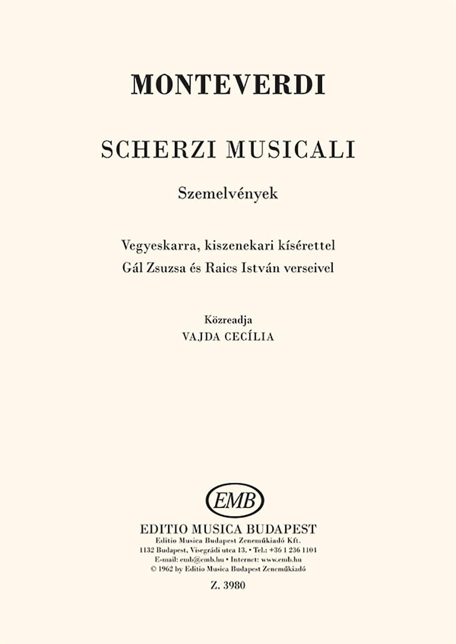 EMB3980 Scherzi musicali - Image 1