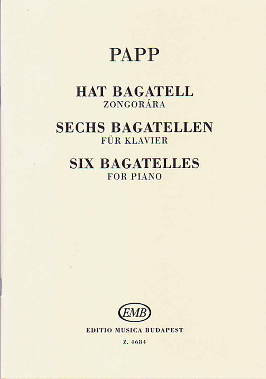 EMB4684 Six Bagatelles - Image 1
