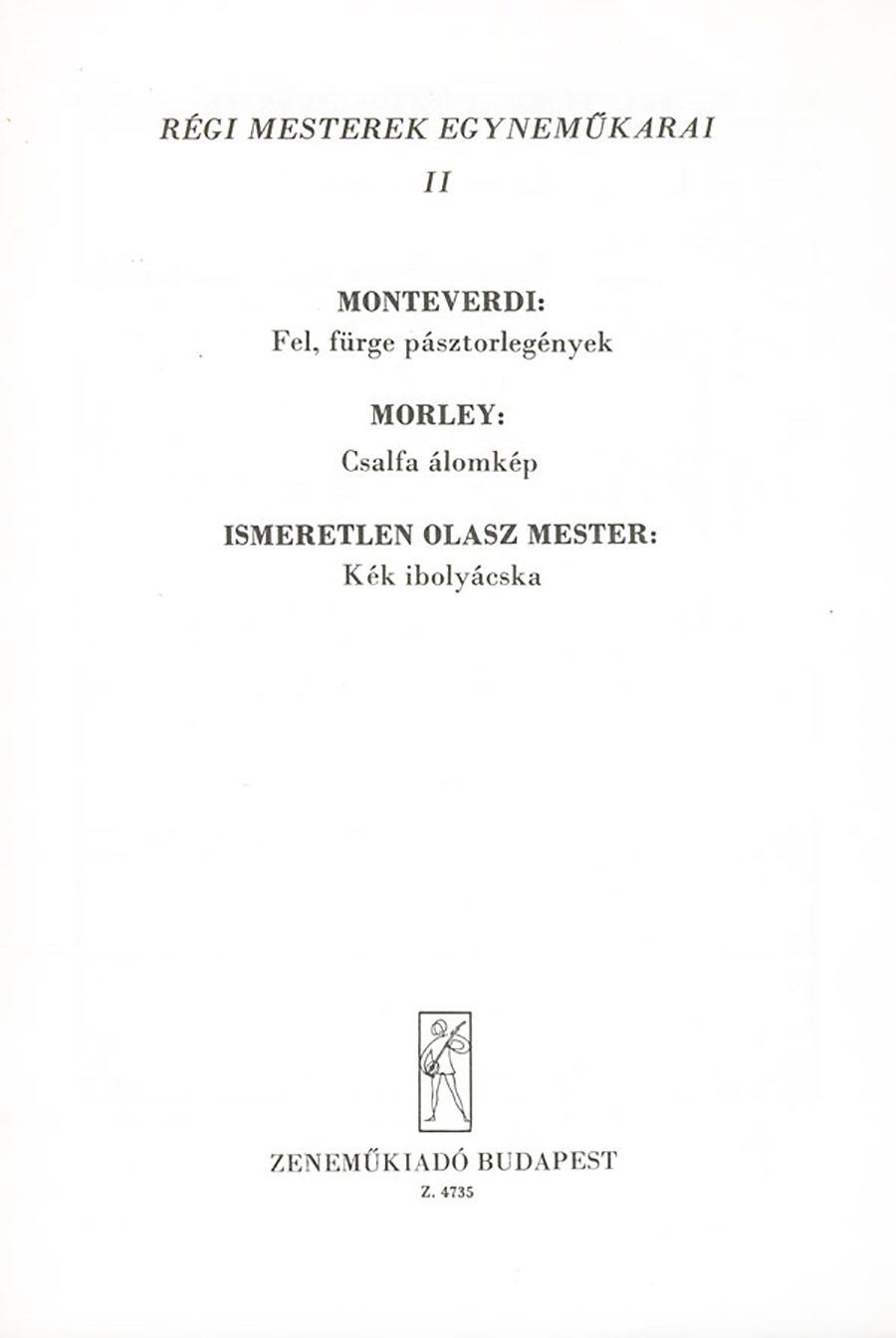 Régi mesterek egyneműkarai Vol.2