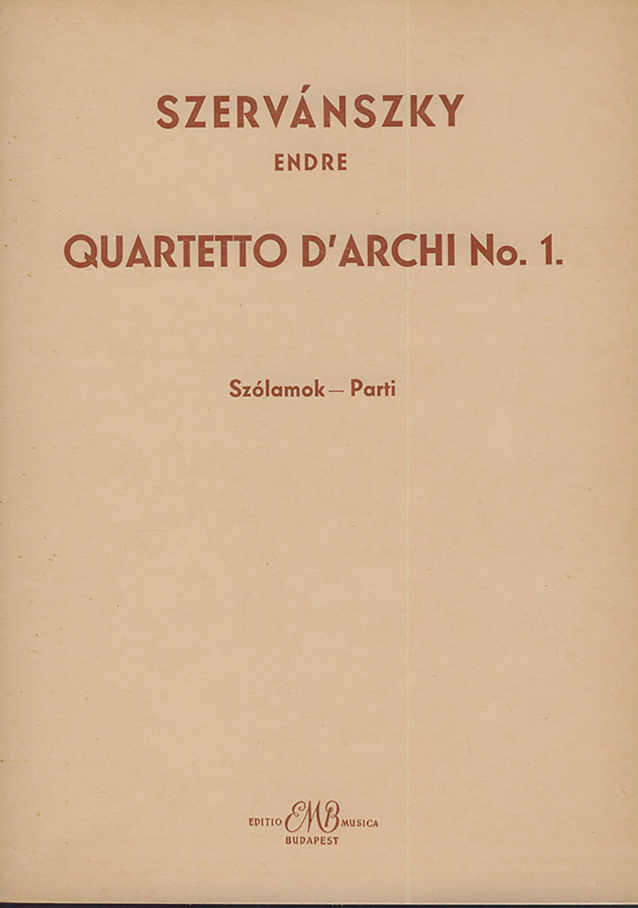 EMB5117 String Quartet No. 1 - Image 1