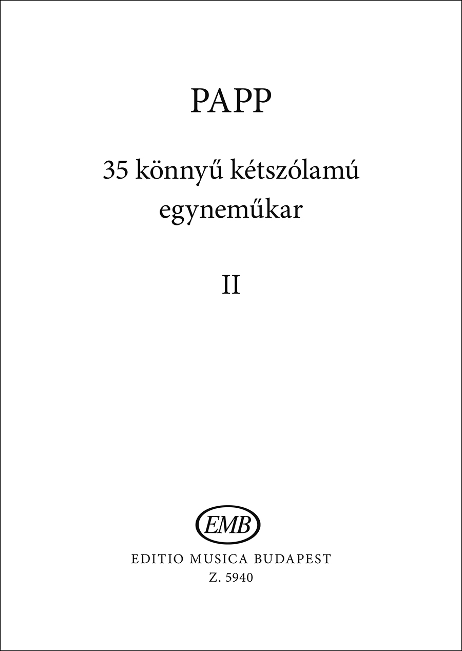 EMB5940 35 Easy Two-part Choruses Vol.2 - Image 1