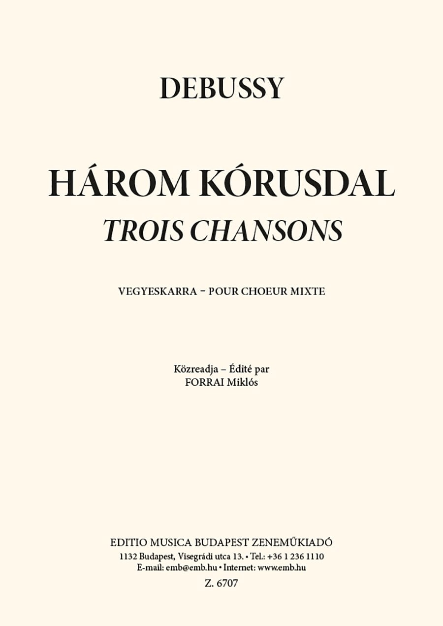 EMB6707 Trois chansons - Image 1