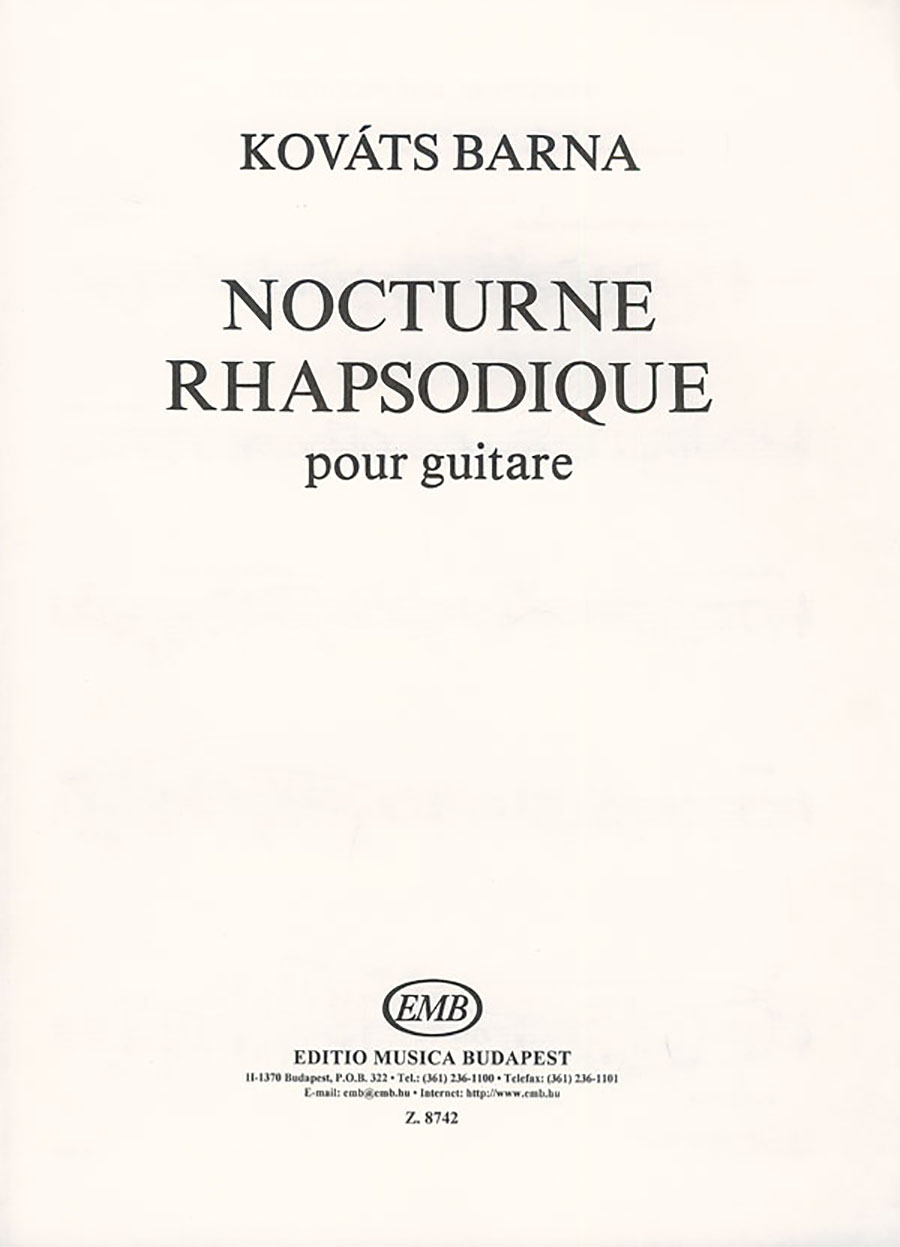 EMB8742 Nocturne rhapsodique - Image 1