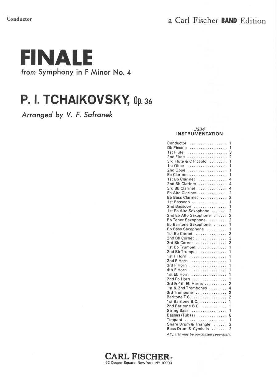 J334S Symphony No. 4 - Image 1