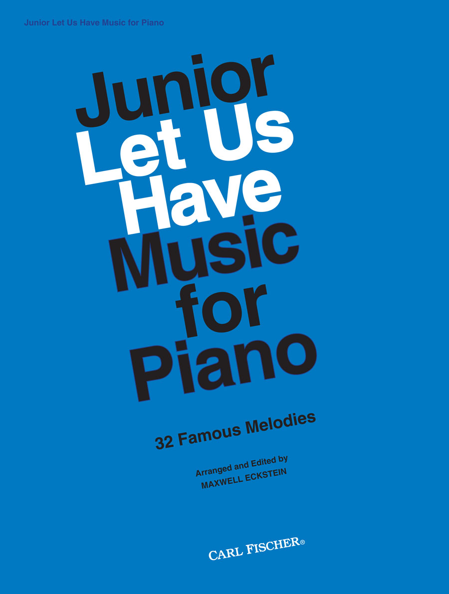 O4105cov.indd Junior Let Us Have Music for Piano - Image 1