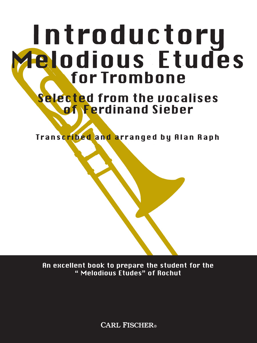 O5193cov.indd Introductory Melodious Etudes for Trombone - Image 1