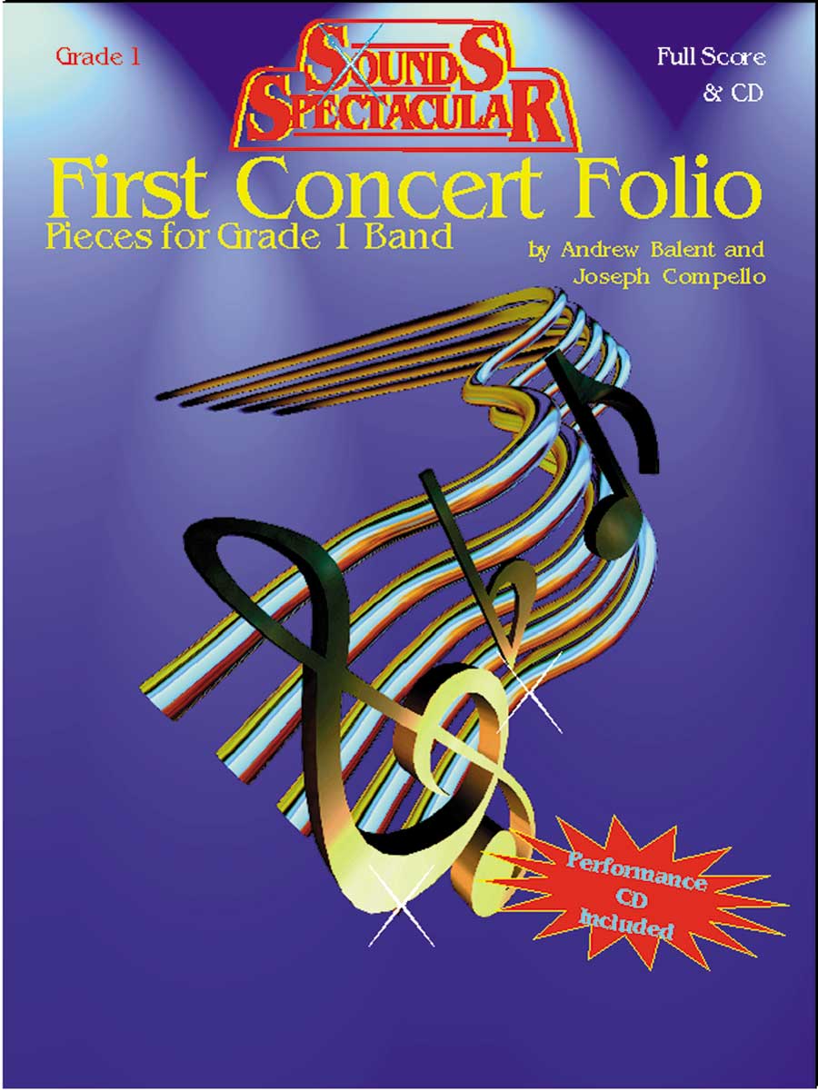 O5415 First Concert Folio - Pieces for Grade 1 Bands - Image 1