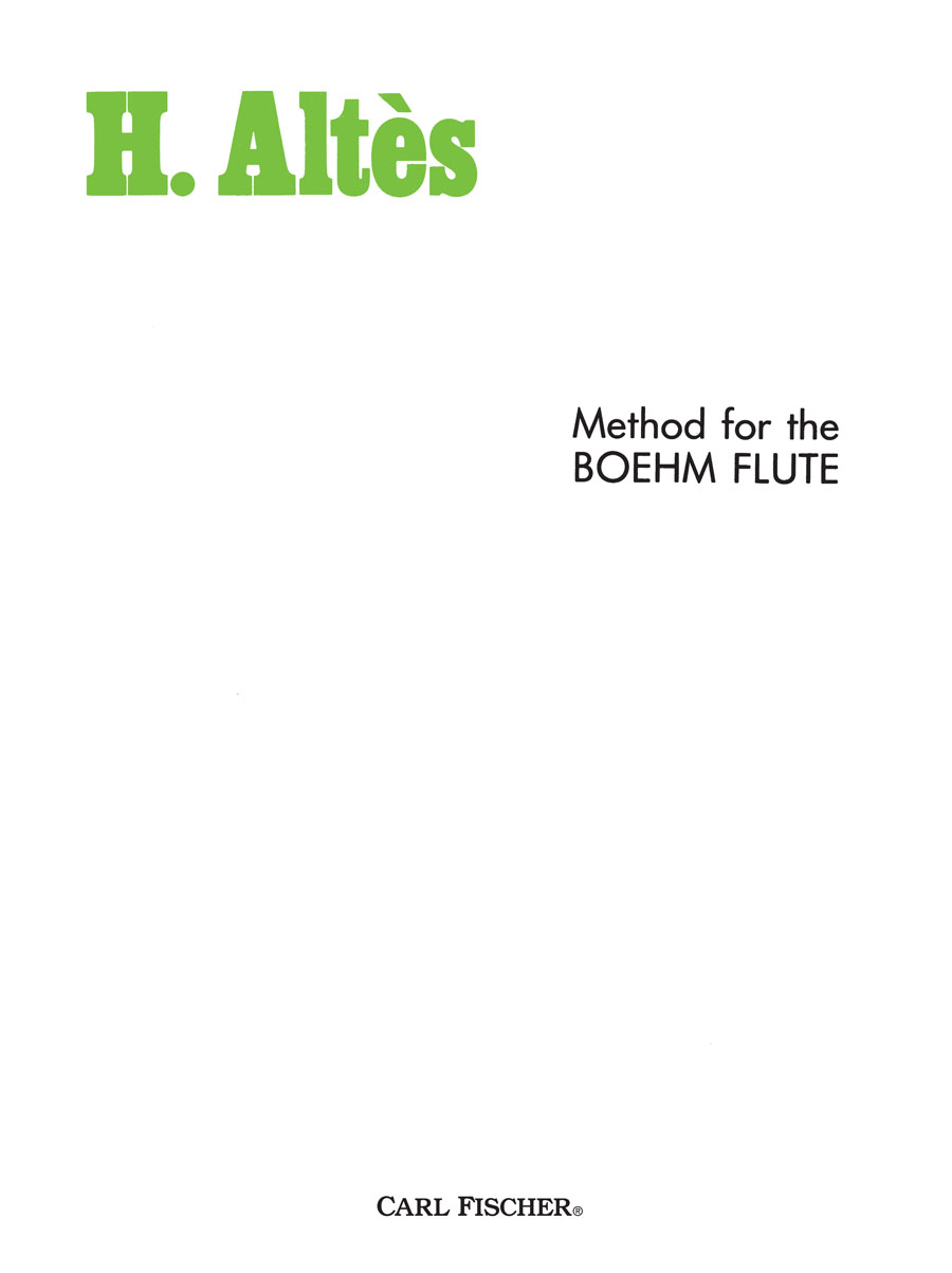 O7cov.indd Method for Boehm Flute - Image 1
