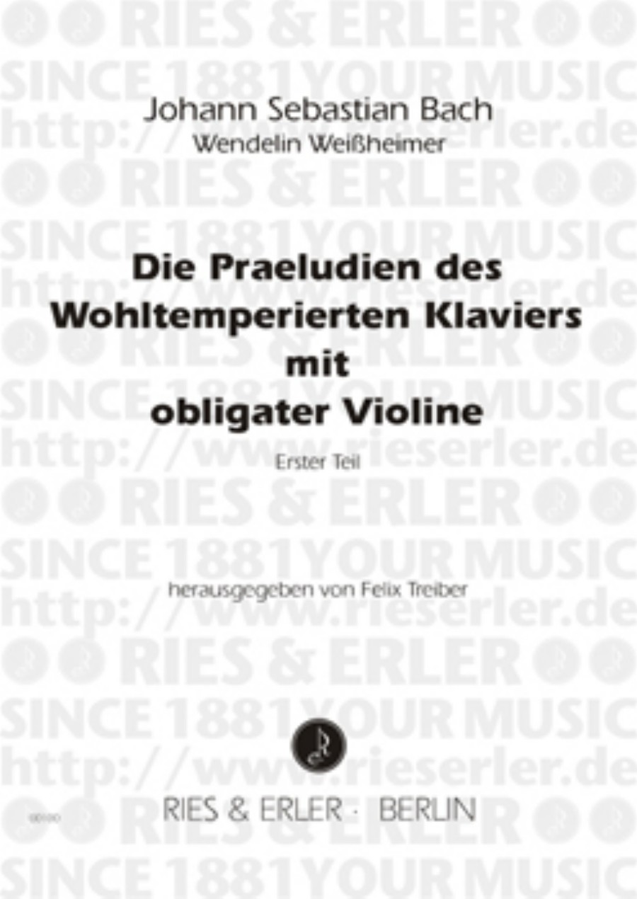 RE00100 Die Präludium des Wohltemperierten Klaviers - Image 1