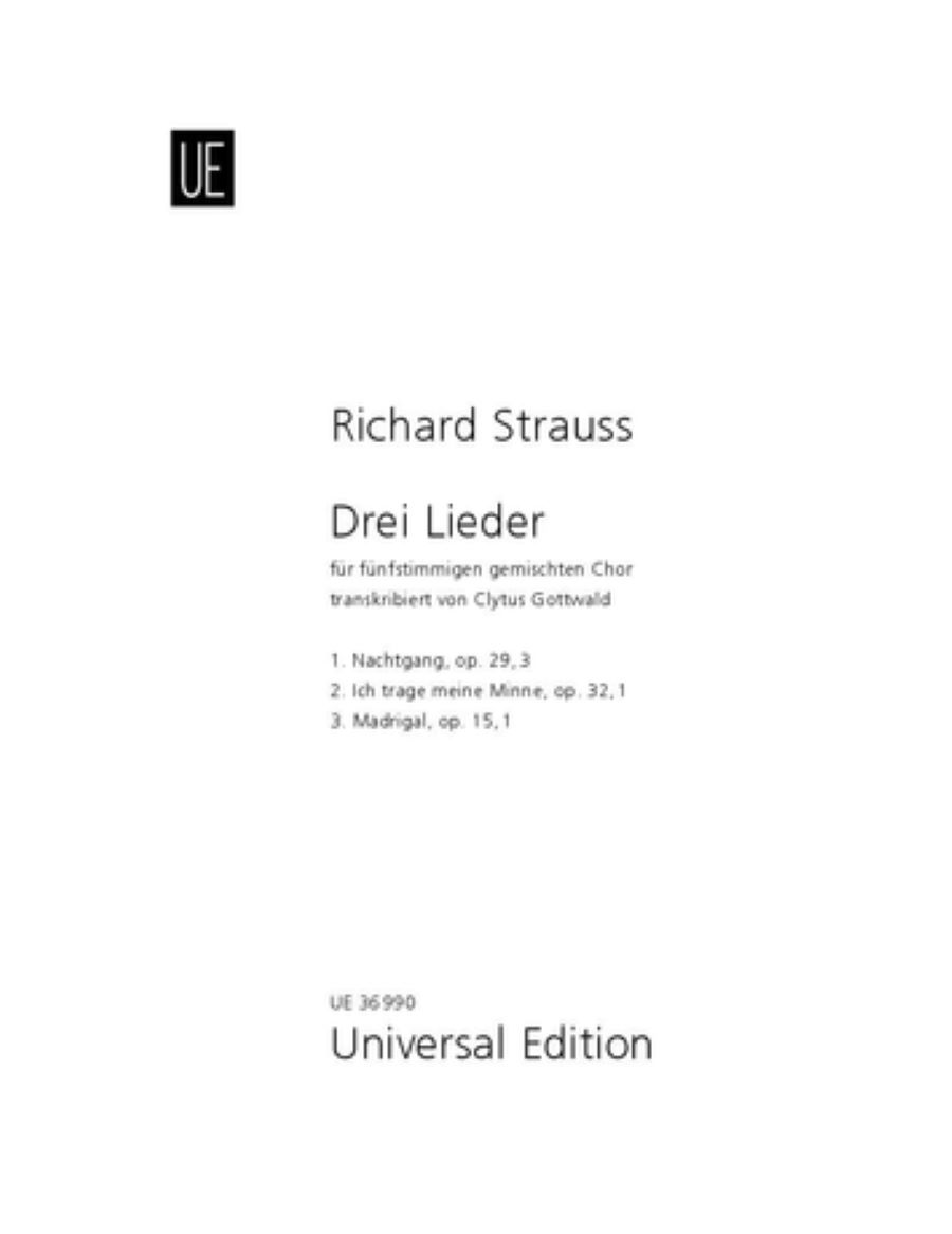 UE036990 Drei Lieder - Image 1