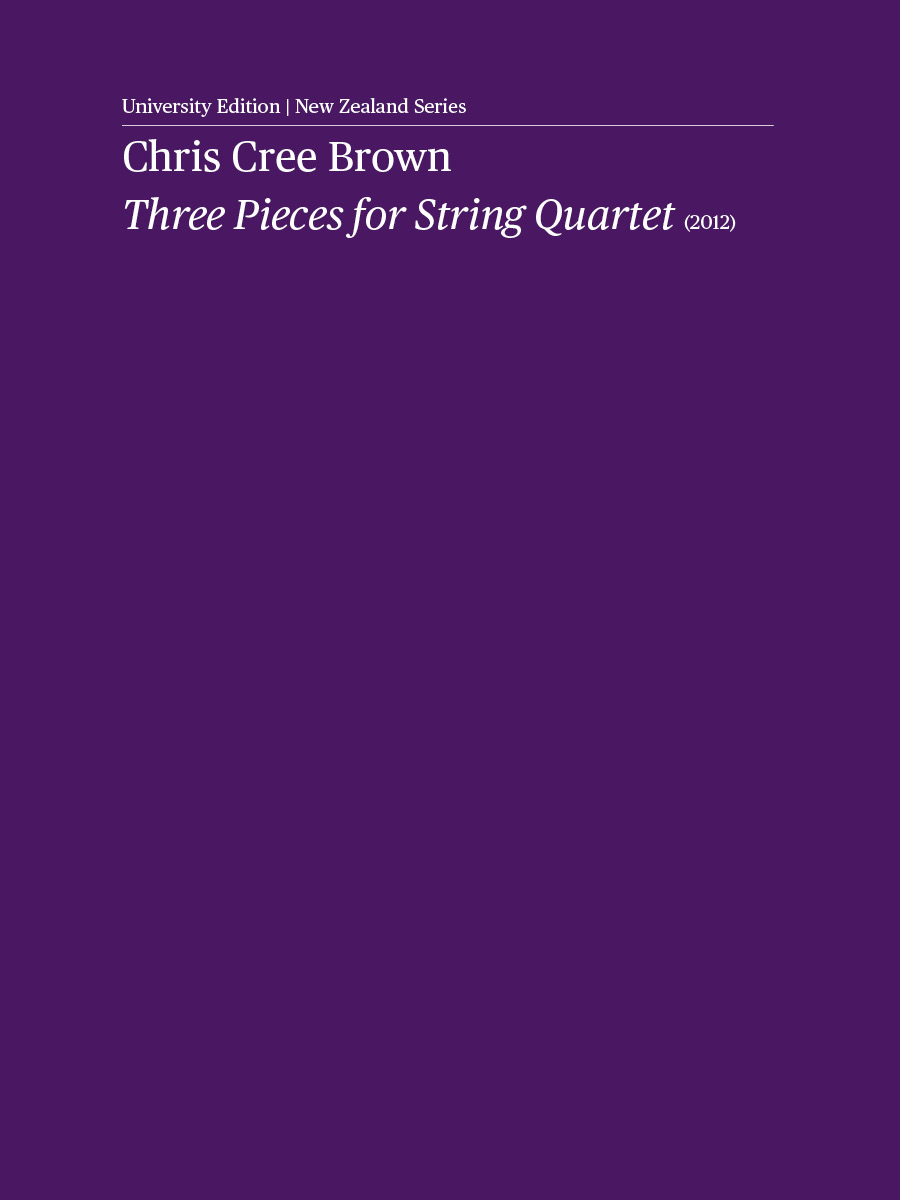 UME08S Three Pieces for String Quartet - Image 1