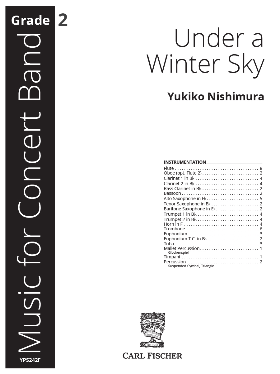 YPS242F_self_Full Score.indd Under a Winter Sky - Image 1